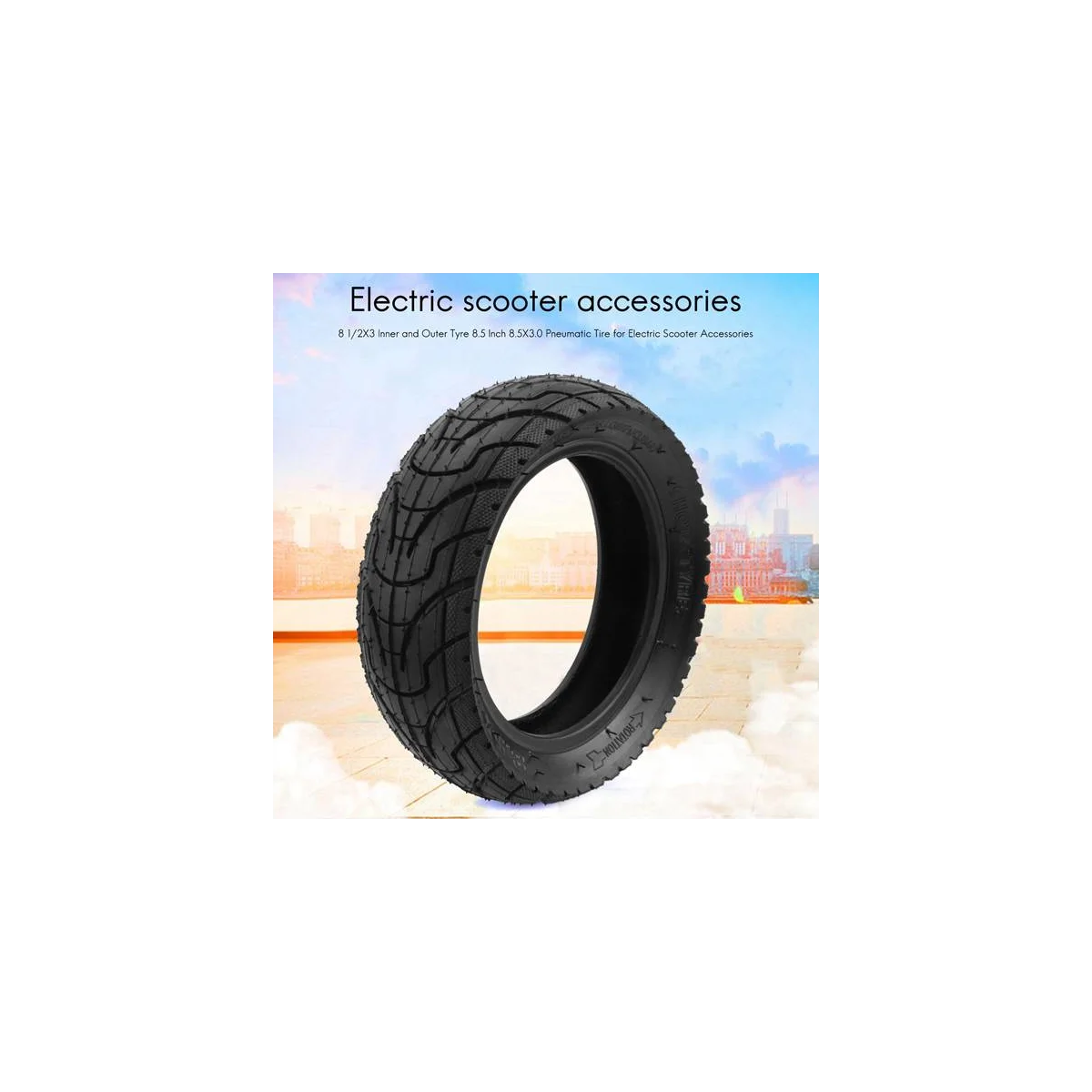 

8 1/2X3 Inner and Outer Tyre 8.5 Inch 8.5X3.0 Pneumatic Tire for Electric Scooter