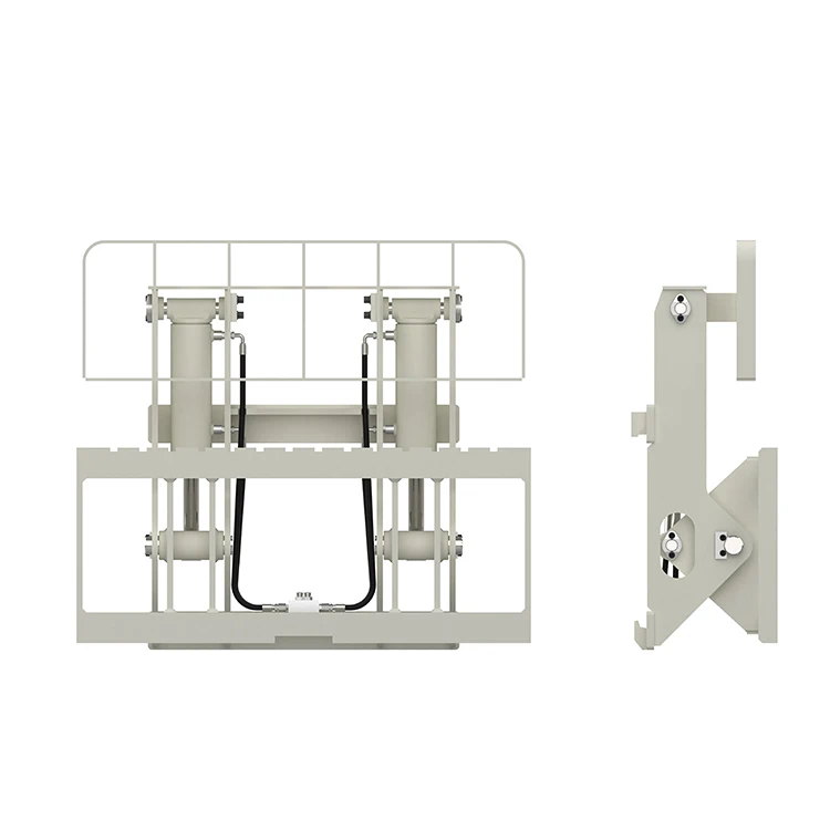 

Hinged Attachments Double Oil Cylinder Hinged Forks For Forklift