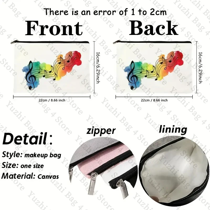 Thank You Helping Me Grow Teacher\'s Makeup Bag Letter Print Cosmetic Bag Pouch Purse Zipper Pouches Graduation Gift for Teacher