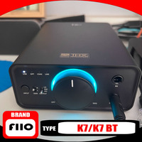 FiiO K7 Balanced HiFi Desktop DAC Headphone Amplifier AK4493S*2 XMOS XU208 PCM384kHz DSD256 USB/Optical/Coaxial/RCA Input K7 BT