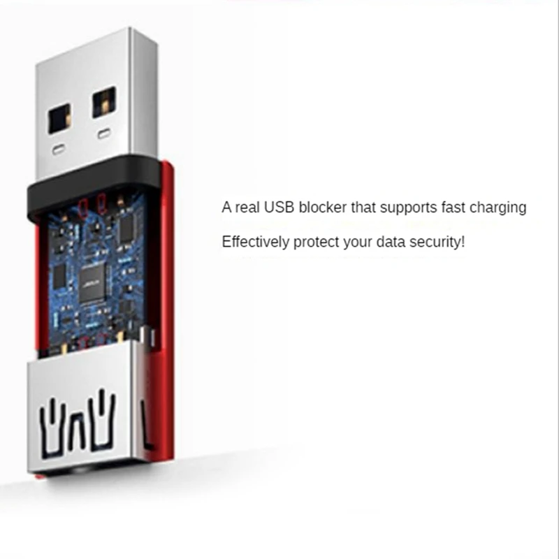 4Pcs USB Data Blocker,USB Data Theft Defender Only For Quick Charge, Protect Against Juice Jacking, Refuse Hacking