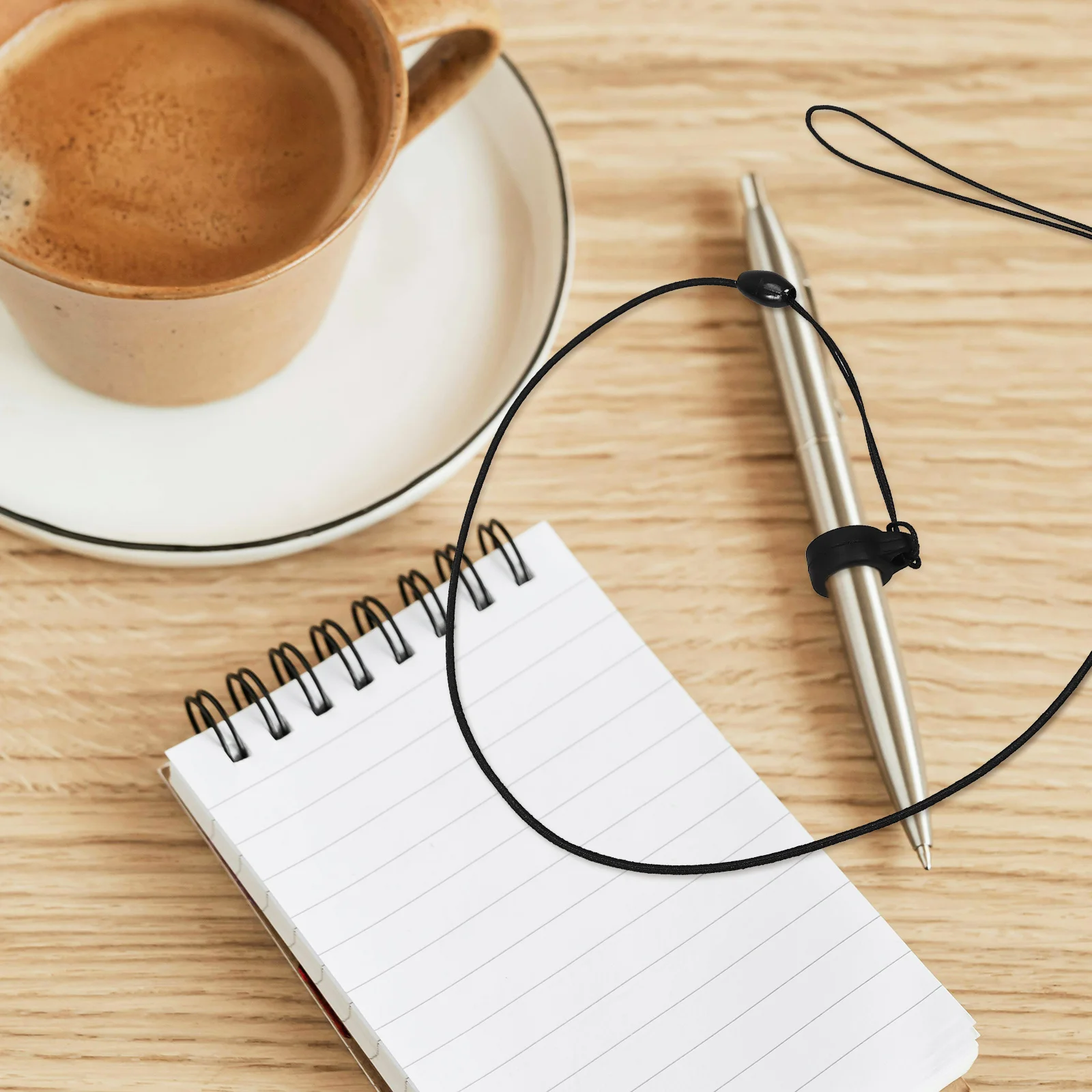 10 Pcs Signature Pen Elastic Cord Hanging Rope Lost Lanyards Safety Stylus Ropes Silica Gel Retractable Cords