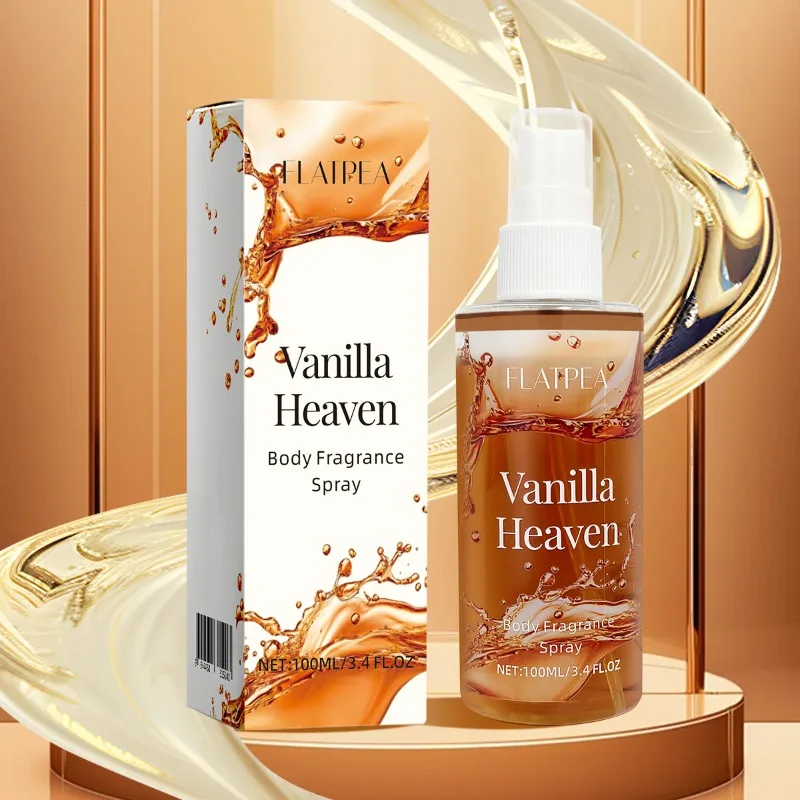 1pc 100ml Portable Vanilla Caramel Food Fragrance Room Spray, Air Freshener，Recommended Gift Home Fragrance Spray, Christmas