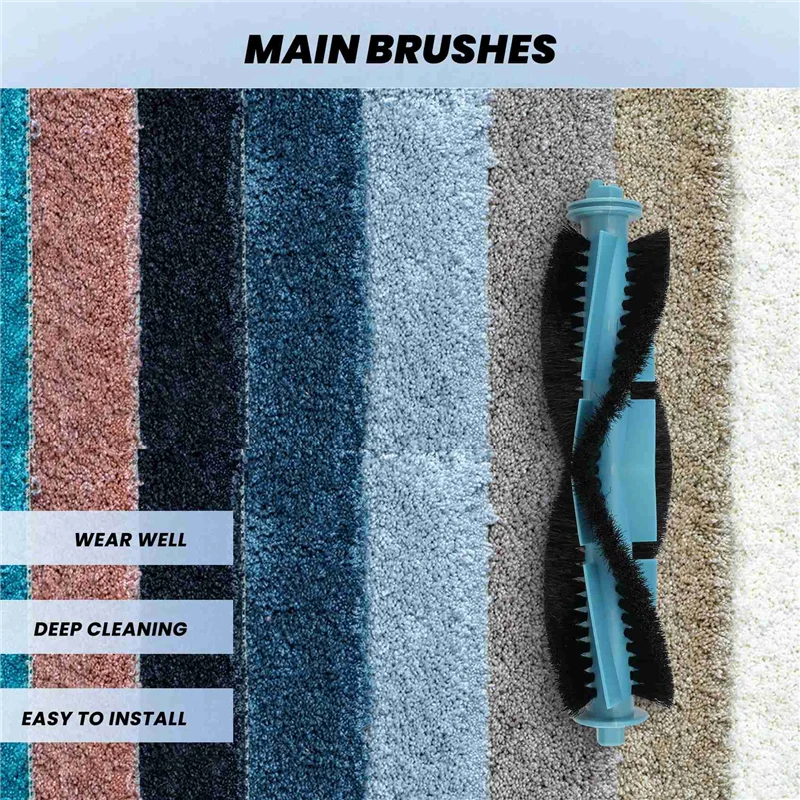 

A91P For Ultenic D10 Main Side Brush Hepa Filter Mop Cloth Accessories Replacement Spare Parts