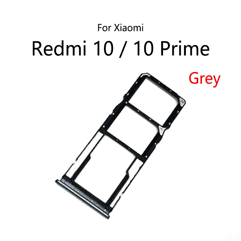 Для Xiaomi Redmi 10 FHD Prime 2022, новый слот для SIM-карты, держатель лотка для устройства чтения SIM-карт