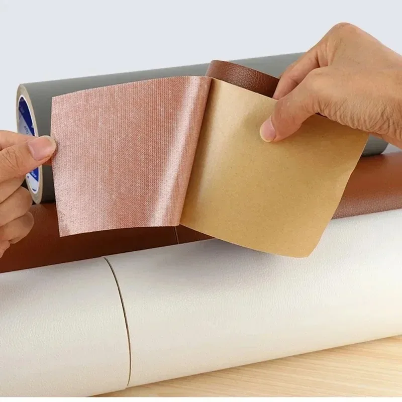 Black Self Adhesive Leather Repair Tape for Home Sofa Car Seats Handbags Jackets Furniture Shoes First Aid Patch Leather DIY