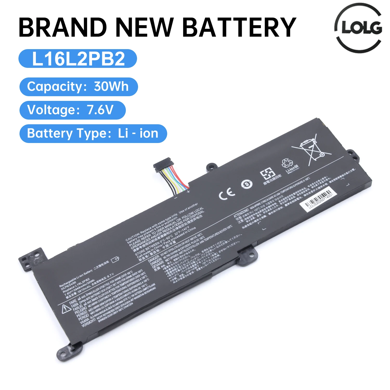 LOLG L16M2PB2 L16C2PB2 L17L2PF1 Battery for Lenovo IdeaPad 330 320 S145 330-15IKB 330-15AST 320-17IKB S145-15AST S145-15IWL