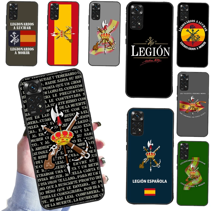 Spanish Legion For Xiaomi Redmi Note 10 Pro Case Cover For Redmi Note 11 Pro 8 9 8T 9S 10S 9T 9A 9C Case