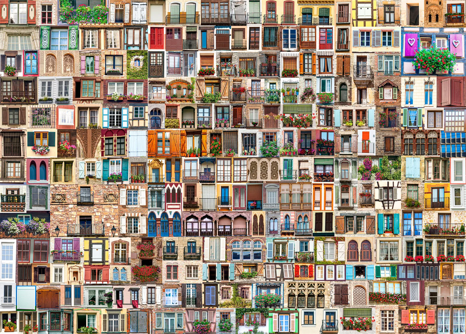 

The View from the Window 500/1000/1200/2000 PCS Jigsaw Puzzles Challenging Family Activity Games for Gameroom Bedroom Gifts