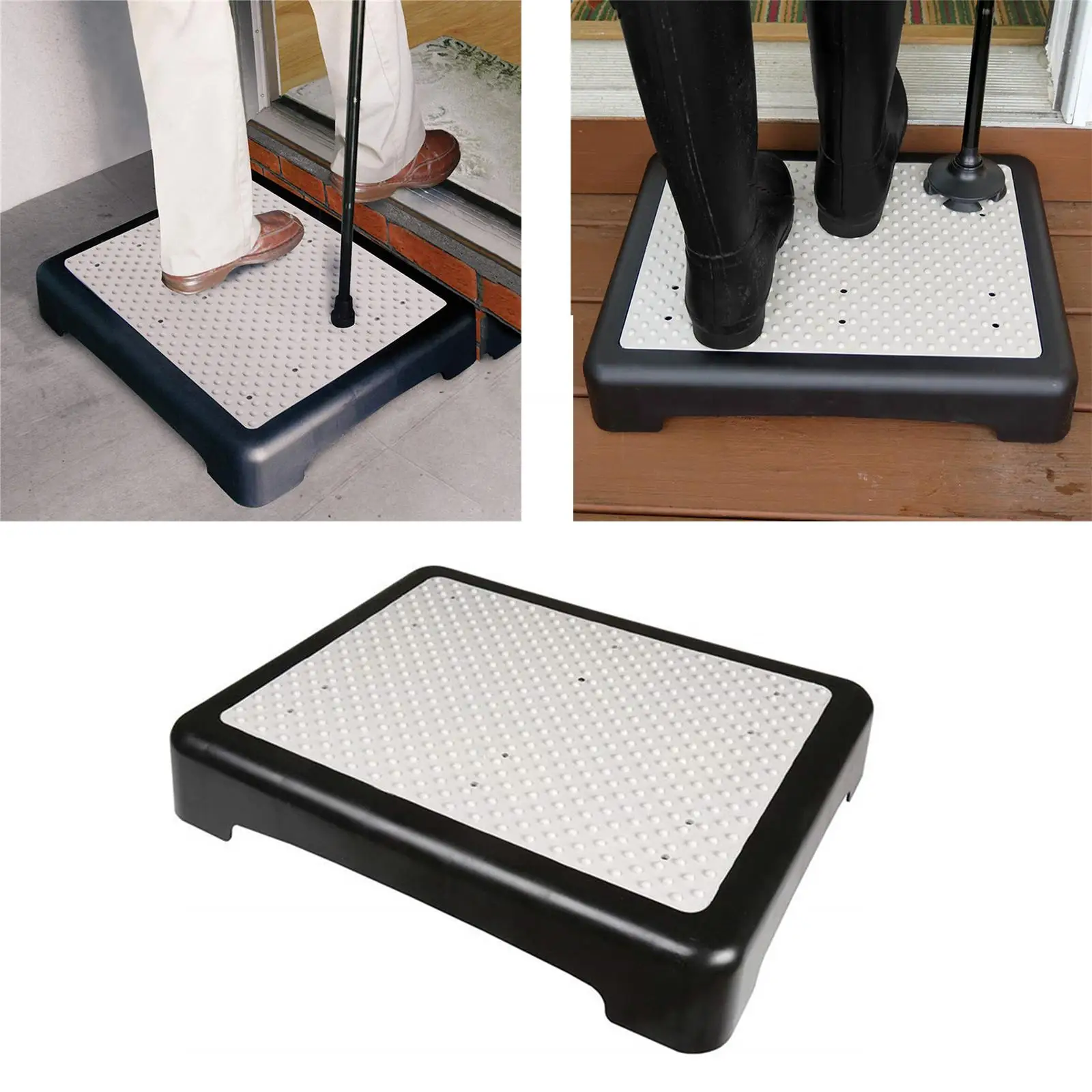 Step Stool Mobility Safety Tread Step Riser for Bed Indoor and Outdoor Kitchen Disabled