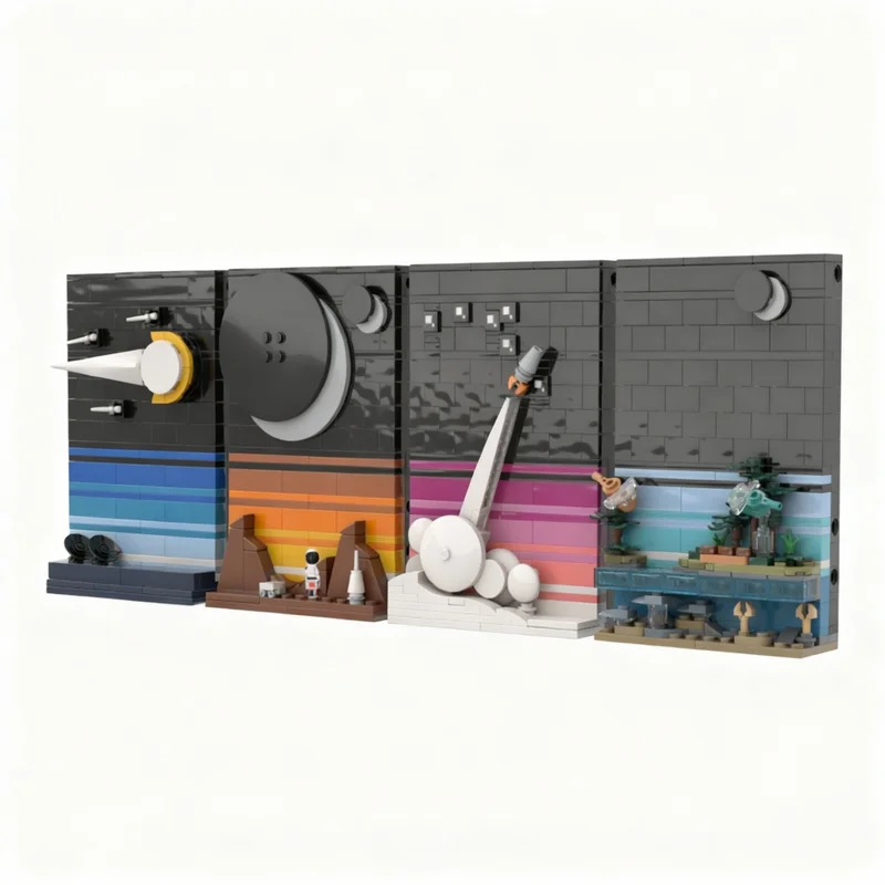 228 Pezzi MOC Storie del Carbonifero Idee CUUSOO Blocchi da Costruzione Architettura Regalo di Natale Idea Giocattolo Educativo