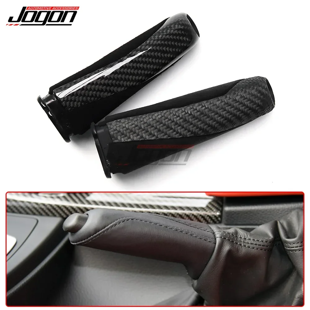 

JOGON Real Carbon Fiber Replace Gear Knob Handbrake Console Panel Cover Trim For BMW 4 Series F32 F33 F36 & M4 F82 F83 2014-2019