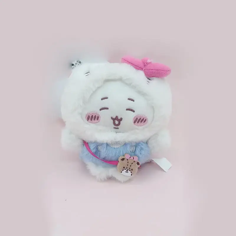 Niedlicher Cartoon-Kostüm-Kopfschmuck Yiji Usagi Hachiware Plüschtier-Anhänger Taschenaccessoire Kinderfest-Geschenk – Detail 6