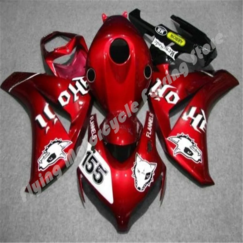 New ABS whole Motorcycle Fairings Kit Fit For Honda CBR1000RR 2008 2009 2010 2011 08 09 10 11 red white bodywork Fairing