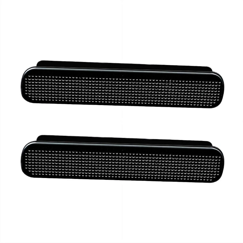 2Pcs Metal Air Vent Protectors with Hollow Construction Breathable Backseat Air Vent Cover for Song 21-23