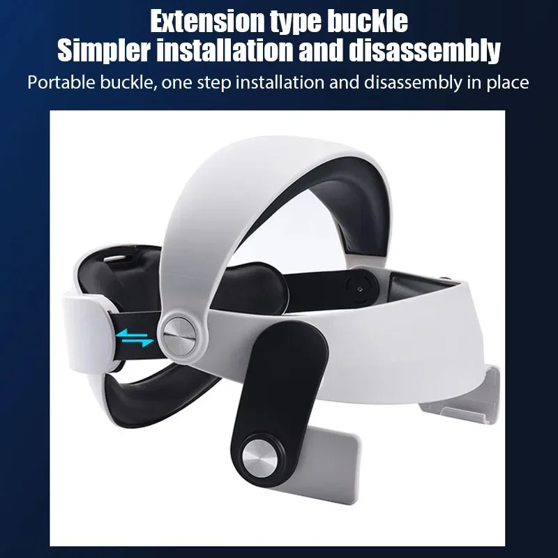 M2 Halo Strap For Quest 2 Elite Strap Replacement Improve Wearing Comfort Adjustable Head Strap For Oculus Quest2 VR Accessories