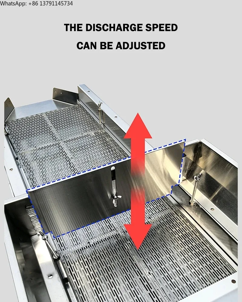 

Vibrating sieve machine 60*150 Food linear electric screening Stainless steel particle screening machine