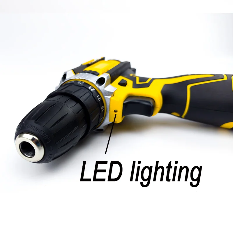 

Accessory Box Packaging Cordless Drill Electric Screwdriver Lithium Electric Drill Electric Hand Drill Stepless Speed Regulation