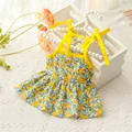 Yellow Floral Skirt