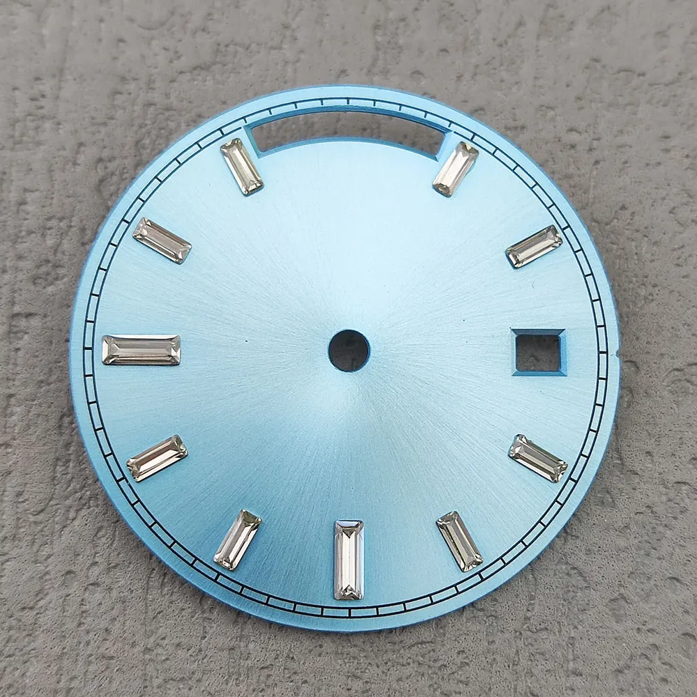 29MM Suitable for Miyota8215 Movement Dial DIY Customization LOGO/Name Watch Dial Laser Printing Watch Dial Luminous Repair Tool