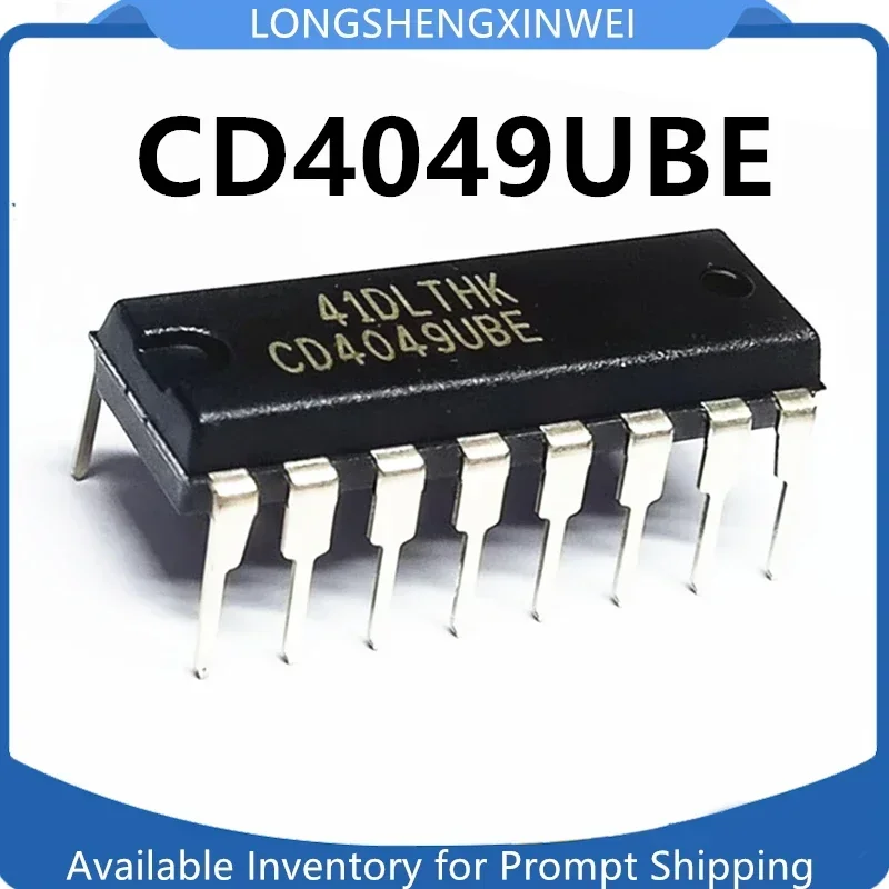 1PCS CD4049UBE CD4049 New DIP-16 Original Buffer Inverter in Stock