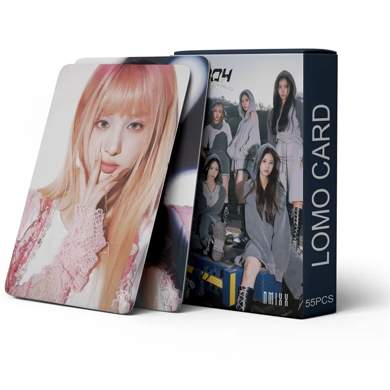 K-POP 55pcs/set NMIXX 2nd EP Fe3O4: BREAK Album Lomo Card Girl Collection Postcard Photo Card HAEWON KYUJIN LILY BAE JIWOO