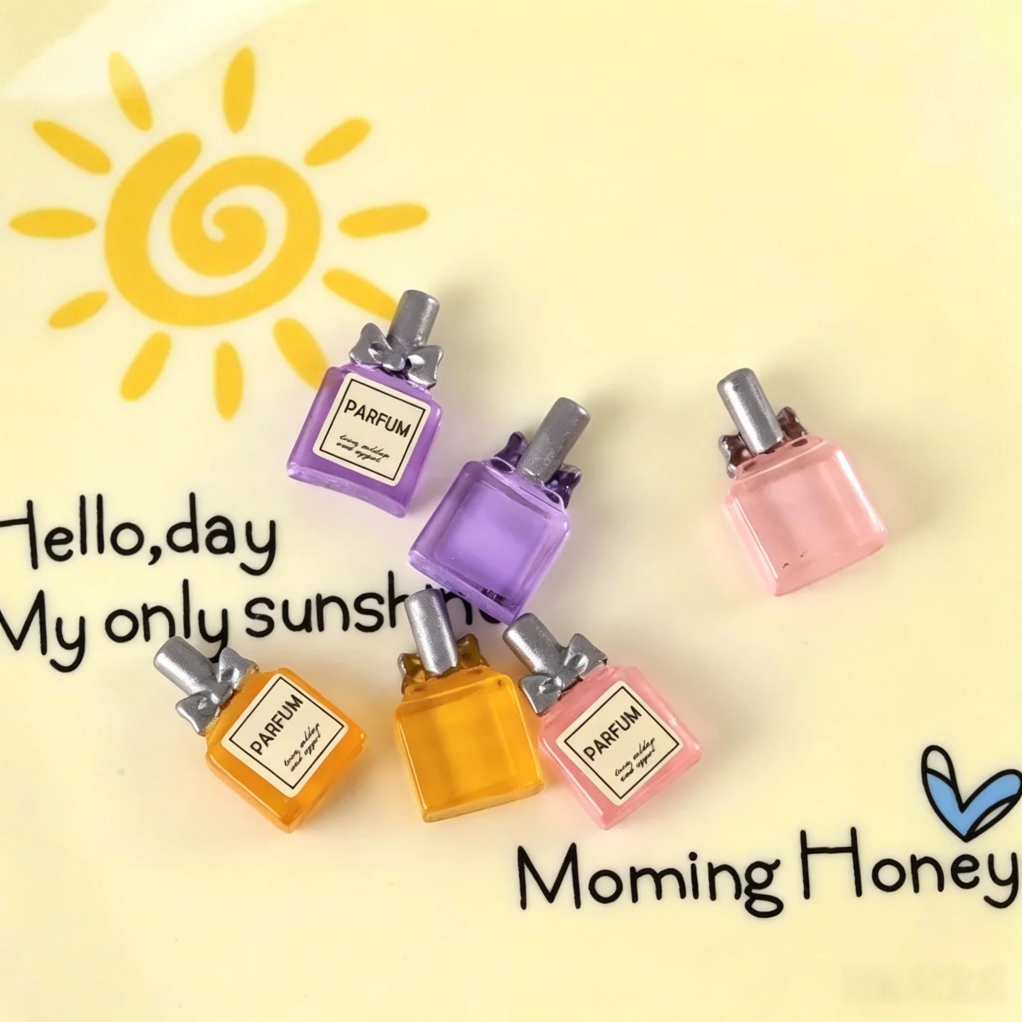 10pcs Realistic Mini Perfume Bottle Dollhouse Decoration Miniature Landscape Model Accessories