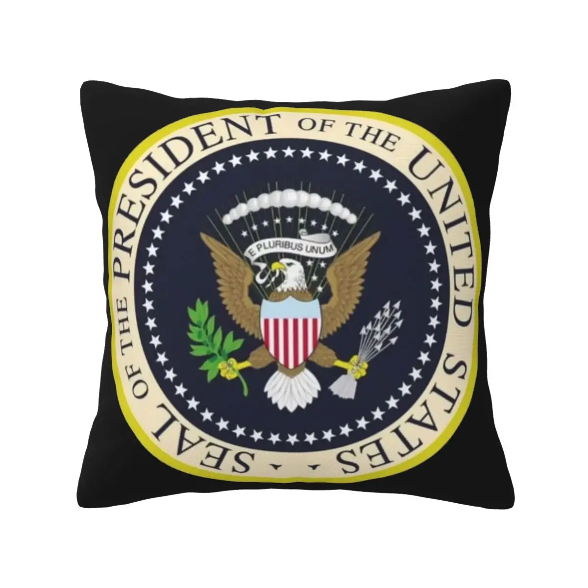 Seal Of The President Of The United States Square Pillowcase Pillow Cover Cushion Decor Throw Pillow for Home Living Room