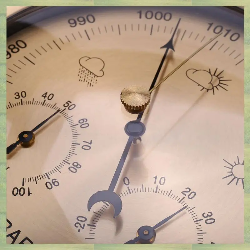 N15R-2X Barometer Termometer Higrometer Stasiun Cuaca Rumah Tangga Terpasang Di Dinding