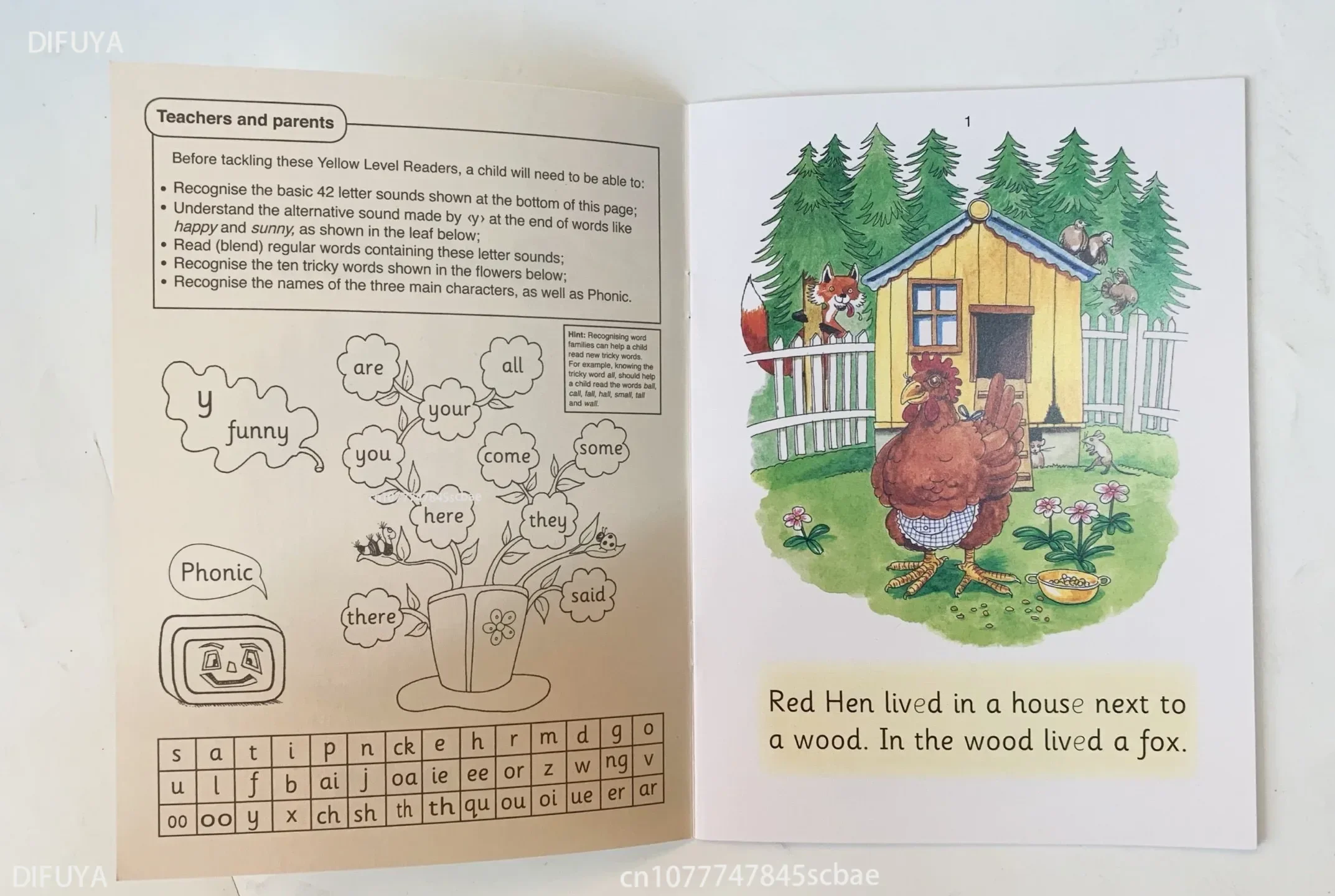 72 Books Jolly Phonics Natural Spelling Graded Textbook Inky Mouse and Friends Children English Learning Education BookEnglish B