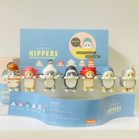 1Pc Random Good Quality Mofusand Hippers Blind Box Mini Figure Shark Cat Action Figure Toys Fans Children Christmas Gift