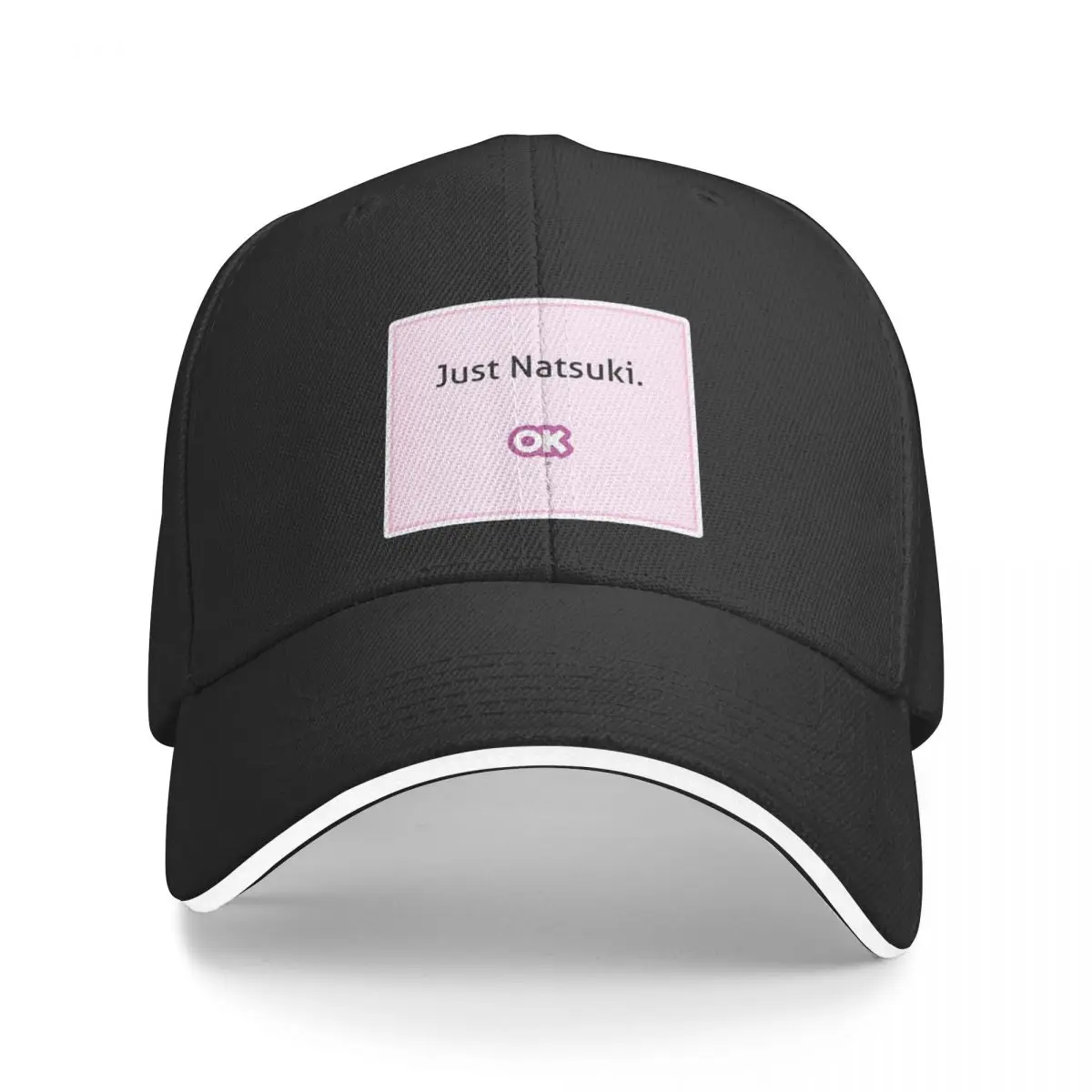 Just Natsuki OK DDLC Doki Doki Literature Club High-end Baseball Caps For Men Coquette Leisure Peaked Cap Sport Sunscreen Hats