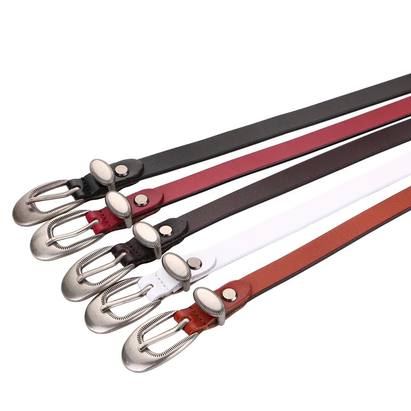 

New Women's Genuine Leather Belt Slim Adjustable Waist Cincher for Blazers Dresses & Summer Outfits