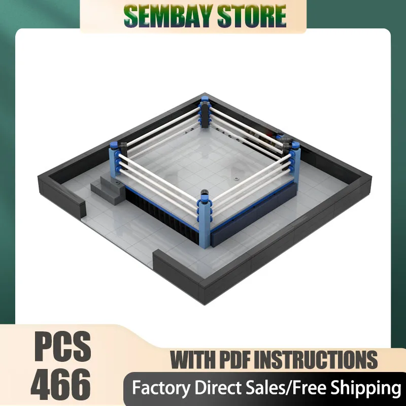 وحدات مدينة Moc قوالب بناء وحدات المهنية المصارعة الرياضة التكنولوجيا كتل عيد الميلاد لتقوم بها بنفسك لعبة هدايا البناء #2