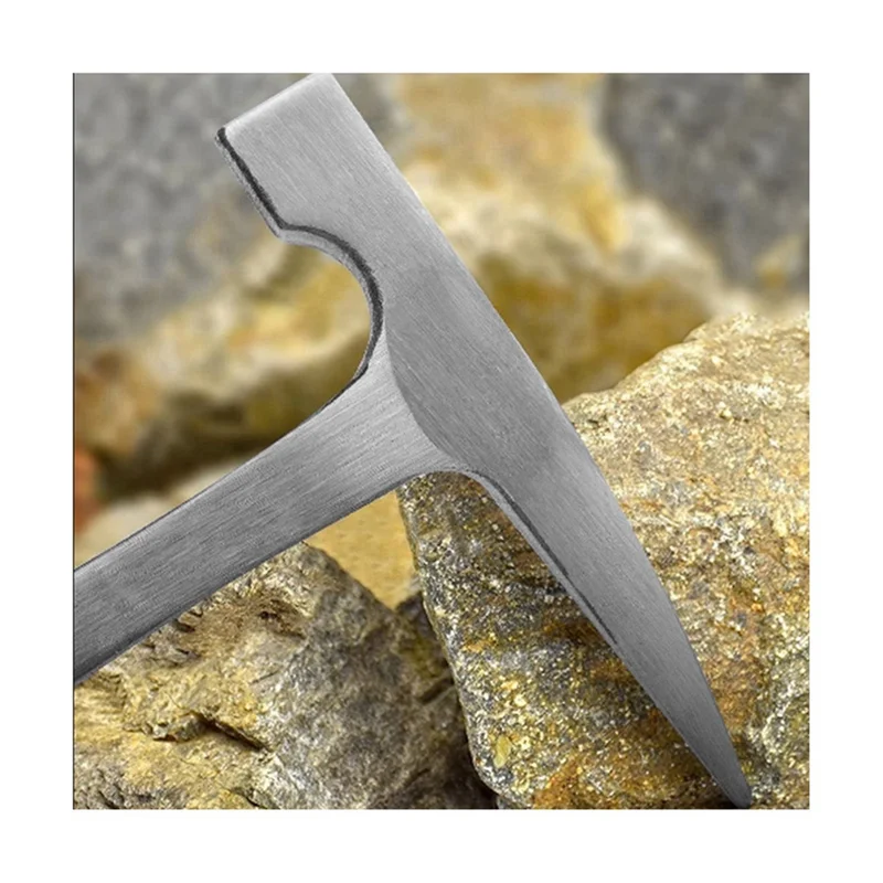 Exploration Hammer is Used in Geological Research, Rock Climbing, Exploration, Fossil Excavation and Masonry.