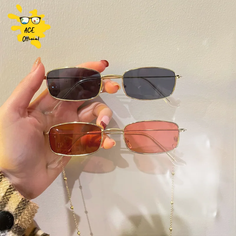 Candy Color Vintege Metal Cat Eye Sunglasses UV400 Female Summer Street Eyewear for Women Korea Style Gafas De Sol