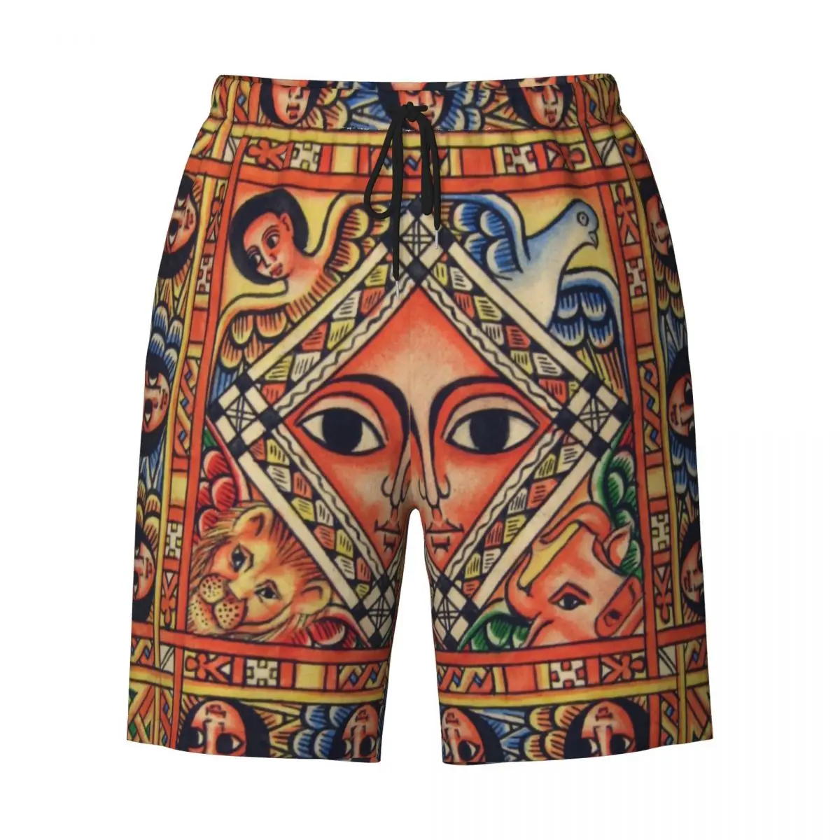 Äthiopische alte Kunstdruck Herren Badehose schnell trocknen Beach wear Beach Board Shorts Boards horts