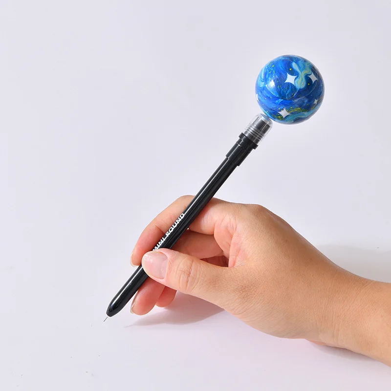 Magnetic Floating Gel Pen Twist Pen Stress-Relieving Stationery Student Practice Pen Office Stress-Relieving Gel Pen