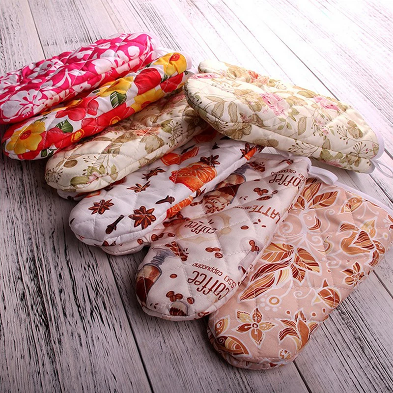 Microwave Oven Glove Kitchen Mitten Heatproof Resistant Non-slip Baking Gloves