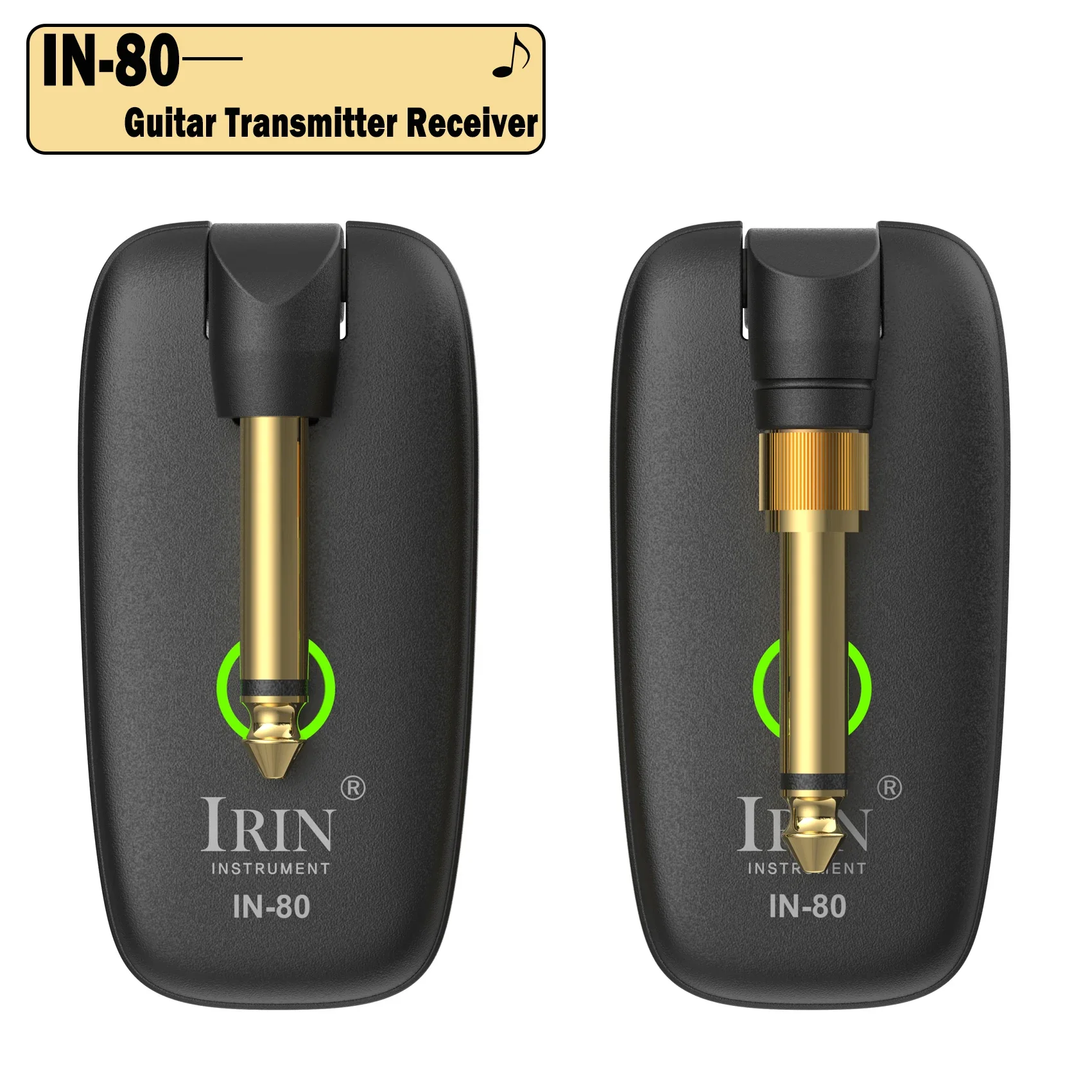 IRIN Electric Guitar Transmitter Receiver IN-80 Guitar Wireless System Transceiver Audio Amplifier Wireless Guitar Accessory