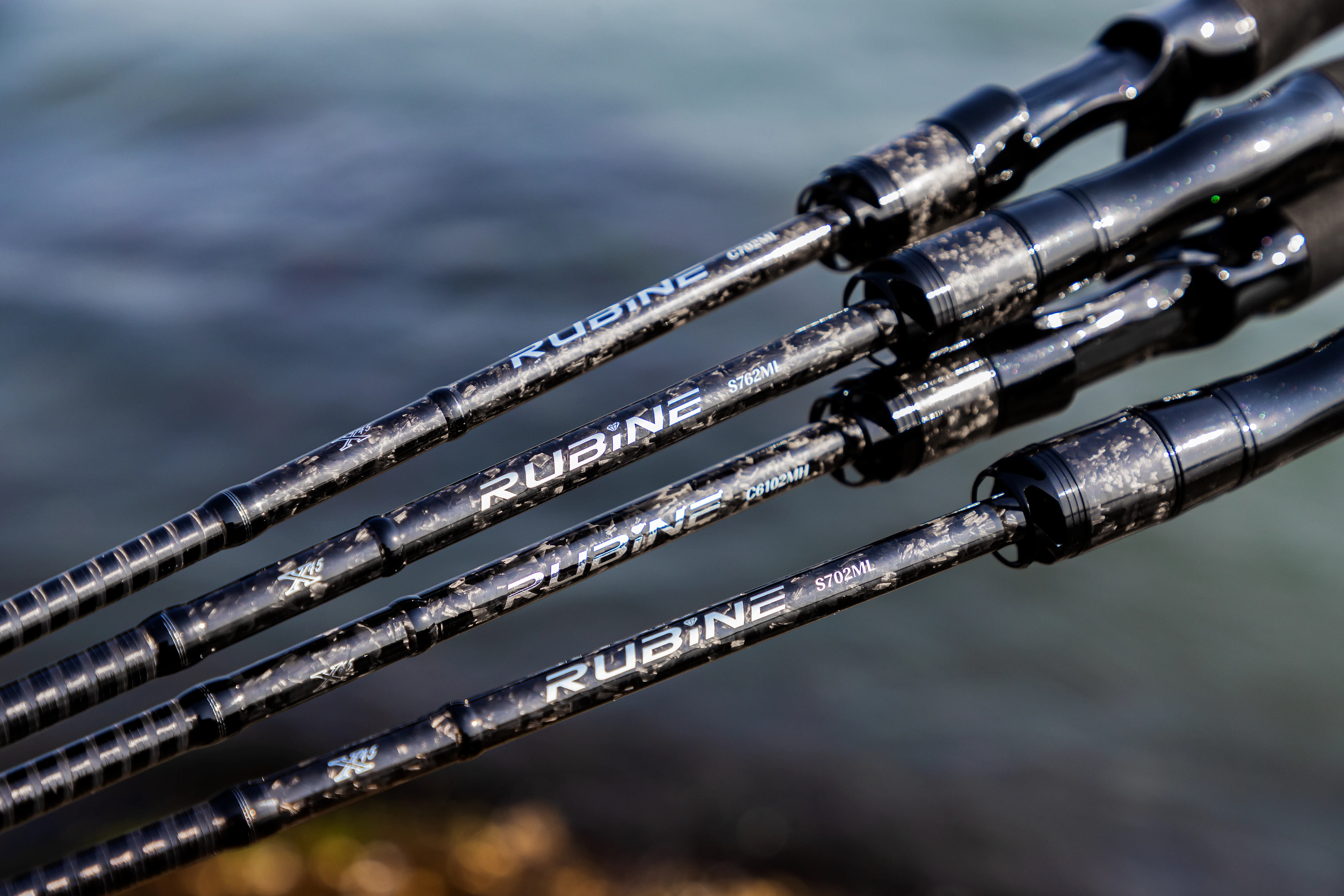 BUDEFO RUBINE FUJI Guide 40T Carbon Spinn- und Casting-Rute ML/MH 3-28g für Bass, Hecht, Zander, Barsch, 2,08m/2,13m/2,28m, Schnelle Aktion, Ultraleicht, für Meerbarsch, Forelle, Raubfische, Weitwurf, Salzwasser, Süßwasser – Detail 5