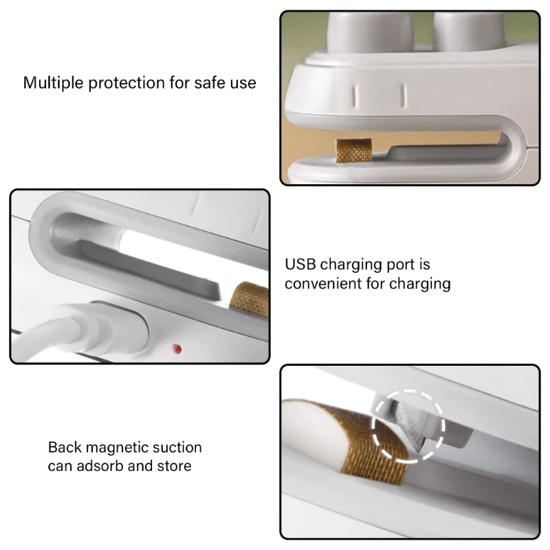 Scelleuse coupeur sacs, Rechargeable par USB, ouvre-bouteille, scelleuse sacs collation, adaptée à conservation