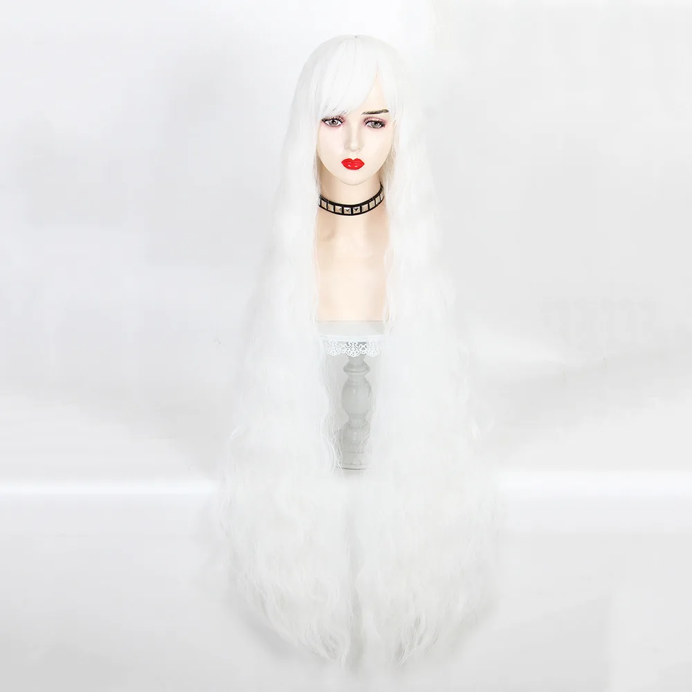 Internet Celebrity Girl Cos Pruik Lolita Lolita Kunstmatig AI Beige Loempia Lang haar 120 cm