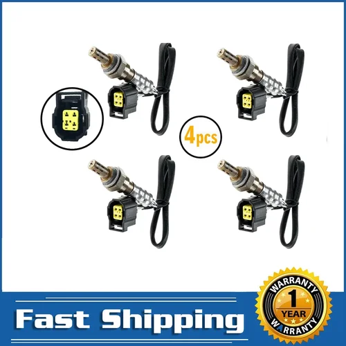 Sensor de oxígeno de 4 piezas para coche, accesorio para Dodge Ram 1500, Durango, Liberty Jeep Grand Cherokee 2005, 2006, 234-4274, 234-4593, aguas arriba y abajo