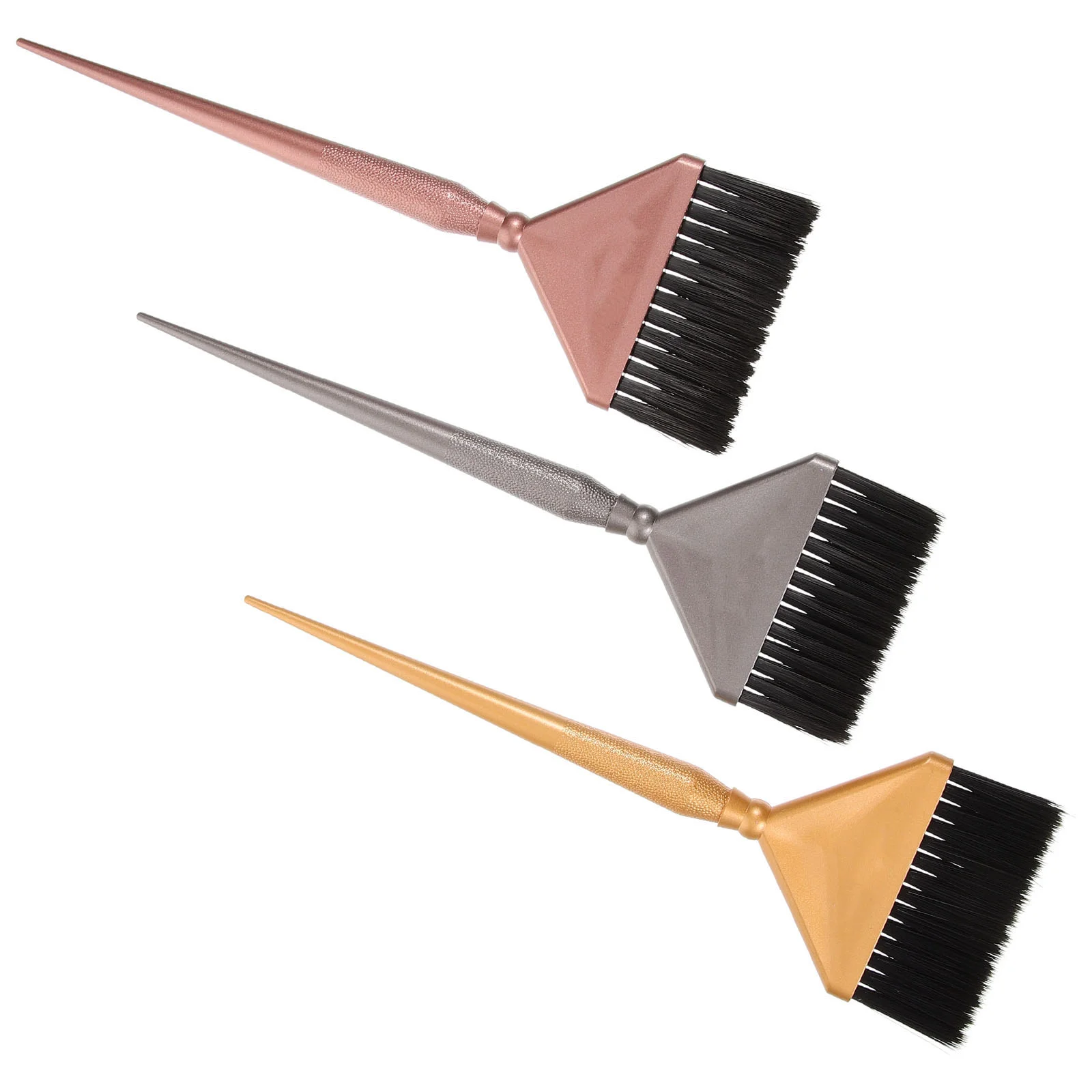 

3 Pcs Hair Color Brush Barber Accessories Dye Highlighting Kit for Dark Bleaching Colour