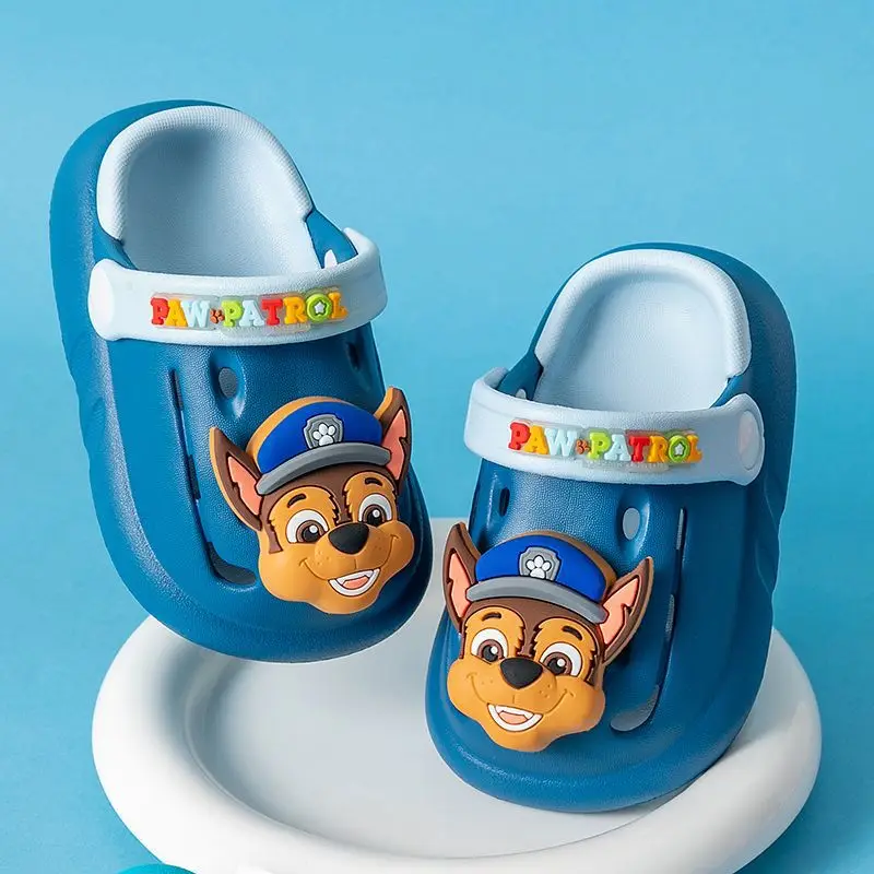 Nuove scarpe da giardino PAW PATROL per bambini Boy Girl Indoor pantofole con suola morbida antiscivolo deodorante traspirante sandali con fiocco in