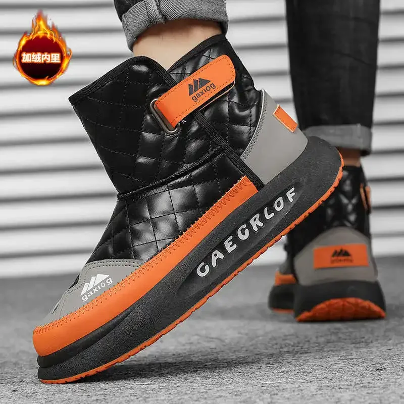 White Man Sports Man Boots Sneakers Shoes Gold Ankle Boots Athletics Loafers Sapateni Offers Beskets Obuv Basket Luxo - Image 3