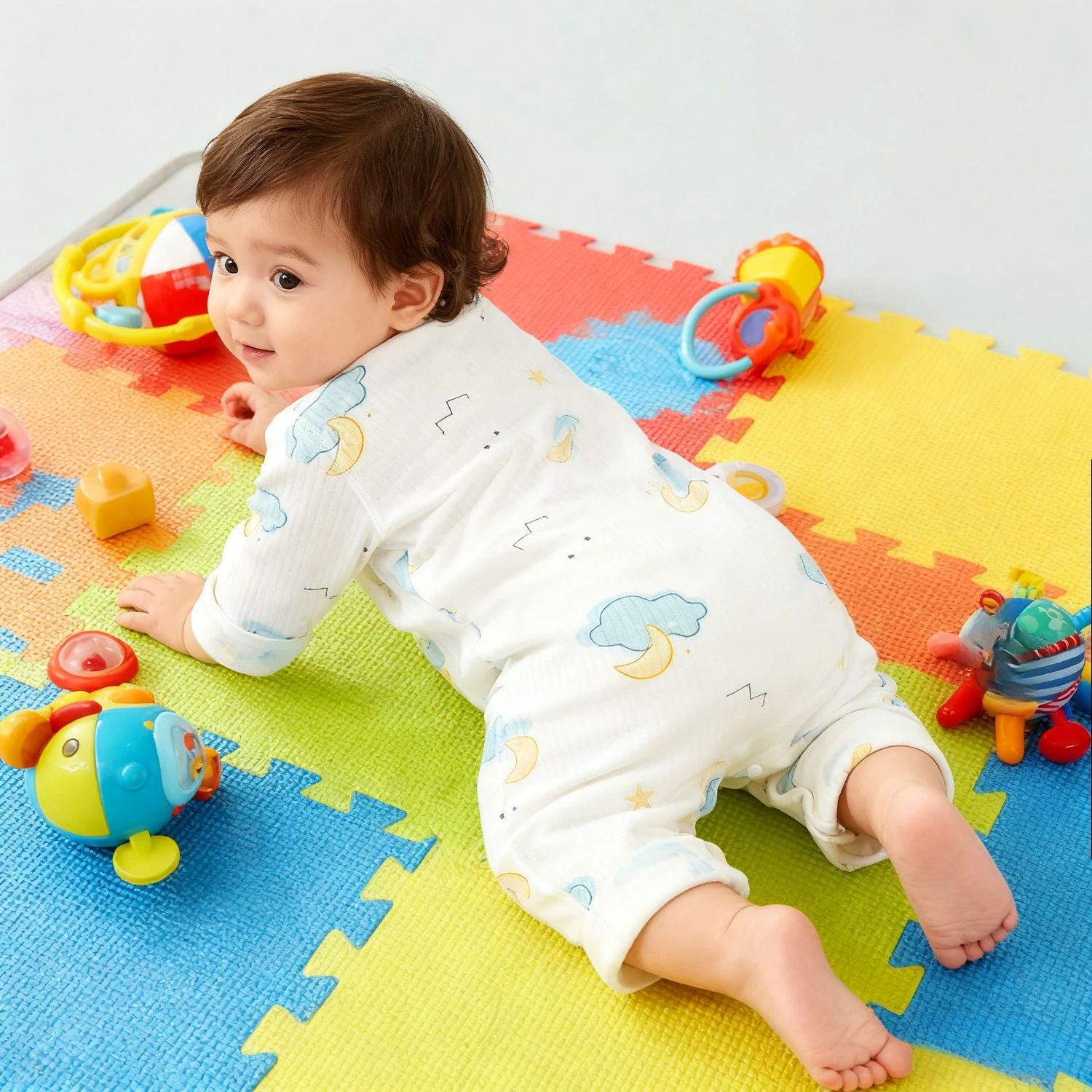 Boy Newborn Romper Autumn 100% Cotton Girl  Baby 0-18M Cute Spring Long Sleeve Soft Infant Clothes