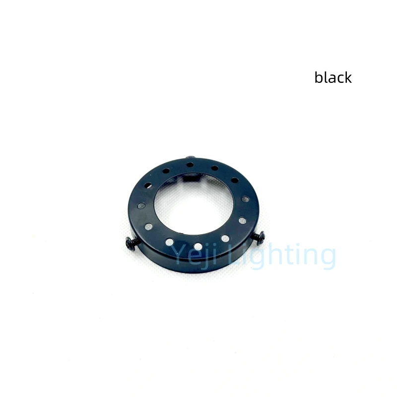 Retro Iron Ring LED Wall Lamp Lampshade Lamp Holder Fixing Ring Vintage Decorative Cover Bronze Porous Cover Metal Lamp Base