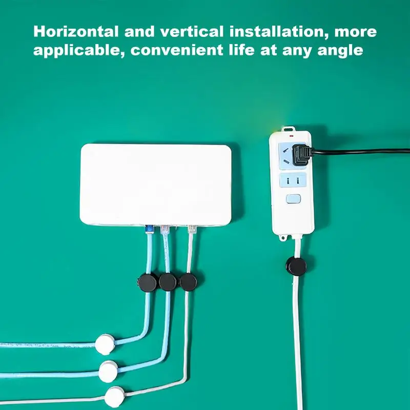 Магнитные кабельные зажимы, магнитный держатель шнура, не требует сверления проводов, Держатель зарядного устройства для USB-кабелей, компьютерная зарядка